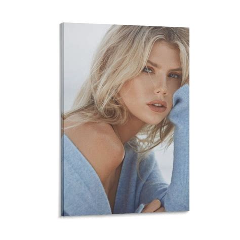 Charlotte McKinney Poster Sexy De Bikini Modelo Big Boobs Print Photo Art Painting Canvas