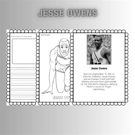 Black History Month Activity For Kids Black History Month Worksheets