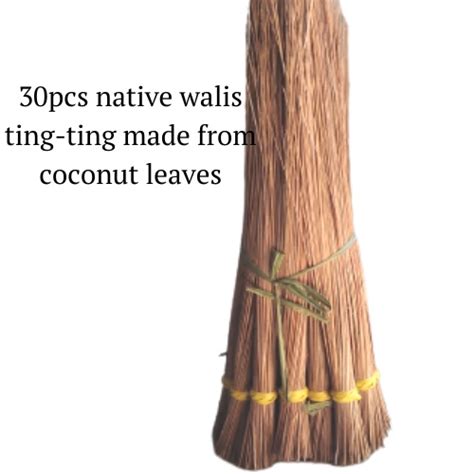 30PCS WALIS TING TING BUKLOD BUNDLE PACK WALIS NATIVE BROOM STICK MADE