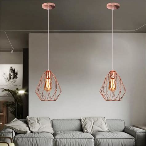 Tempas X Suspension Filaire En Fer Forg E Lustre Plafonnier Cage Or