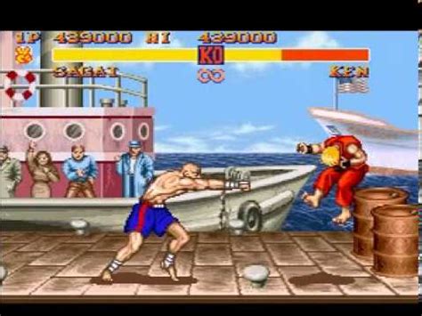 Street Fighter Champion Edition Snes Sagat Gameplay Youtube