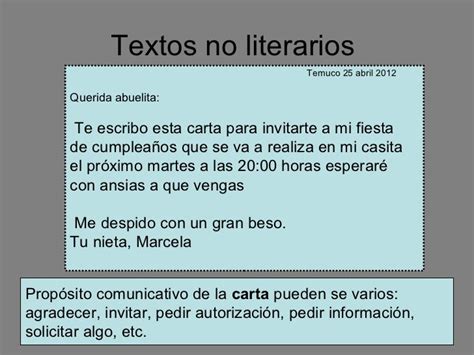 Finalidad Textos Literarios Y No Literarios