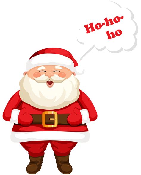 Santa Claus Ho Ho Ho Png Clipart Image Santa Claus Clipart Santa
