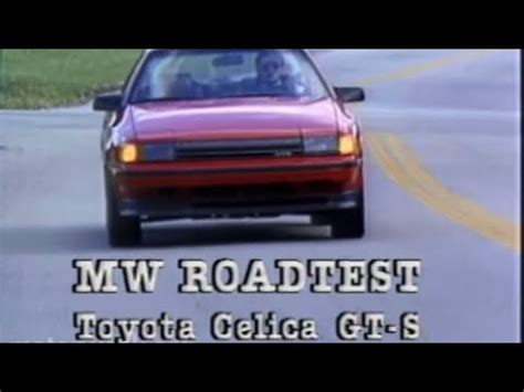 Motorweek Retro Review 1986 Celica YouTube