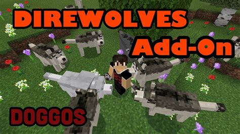 Direwolves Add On Minecraft Pe Iosandroid Youtube