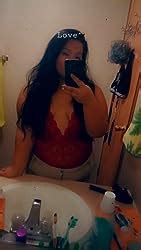 Amazon Aranmei Sexy Plus Size Teddy Lingerie Snap Crotch Lace Bodysuit Deep V One Piece