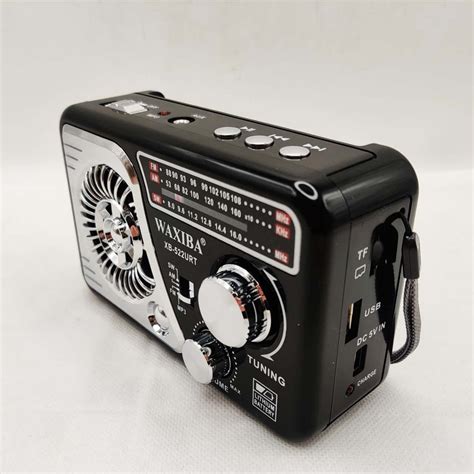 Waxiba XB-522URT Radio with AM/FM/SW, MP3 Player USB/TF (s)