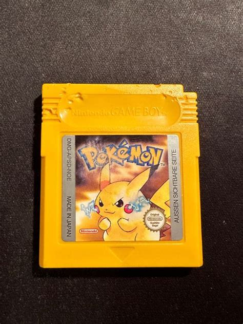 Pokemon Gelbe Edition Gameboy Nintendo Deutsch Kaufen Auf Ricardo