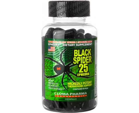 Купить Clomo Pharma Black Spider 100 caps, цена 900 ₴ — Prom.ua (ID ...