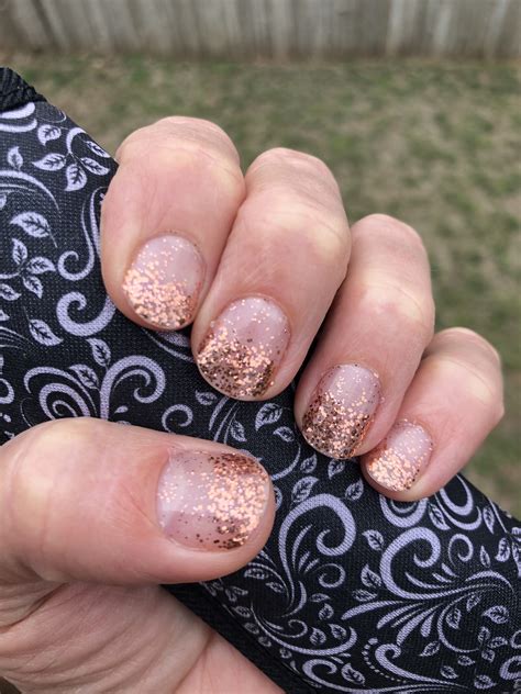 Coming Up Rose Gold Color Street Color Street Nails Nail Inspo Color Street