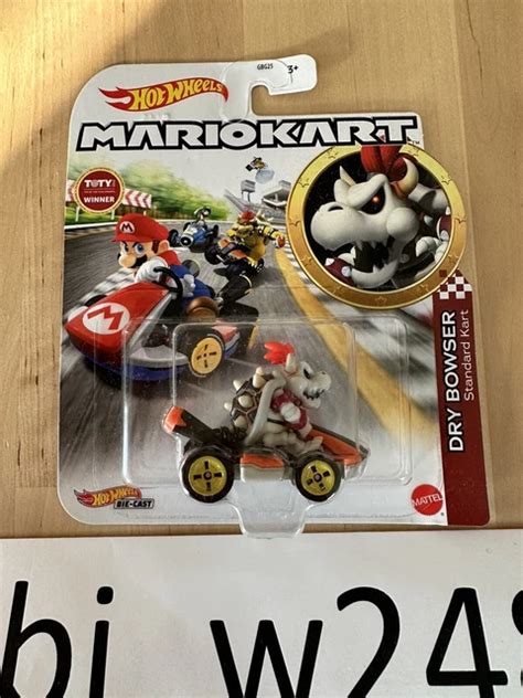 Hot Wheels Mario Kart Dry Bowser Standard Kart Mattel Picclick Uk