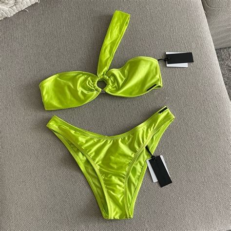 Kendall Kylie Swim Nwt Kendall Kylie Oring Lime Bikini Set Poshmark