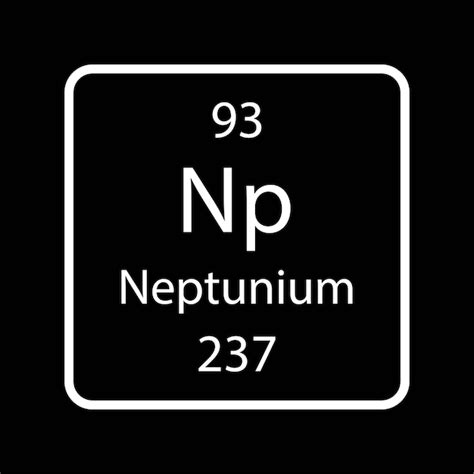 Neptunium Element Symbol