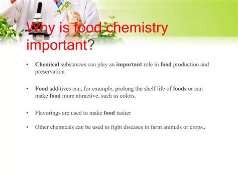 Food Chemistry Ppt