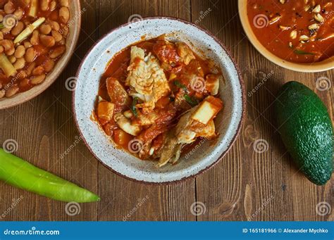 Makayabu Congolais Photo Stock Image Du Repas Sauce 165181966