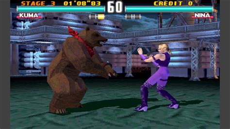 Tekken Arcade Play As Kuma Youtube