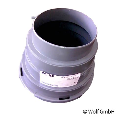 Wolf Luftverteiler Mini 6 75 Anschluss ISO Rohr DN 125 Selfio