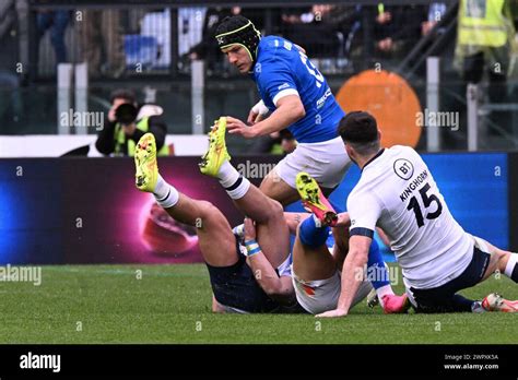 Rome Italy 09th Mar 2024 Action Game During The Six Nations