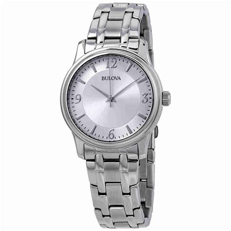 Bulova Stainless Steel Mens Watch 96a000