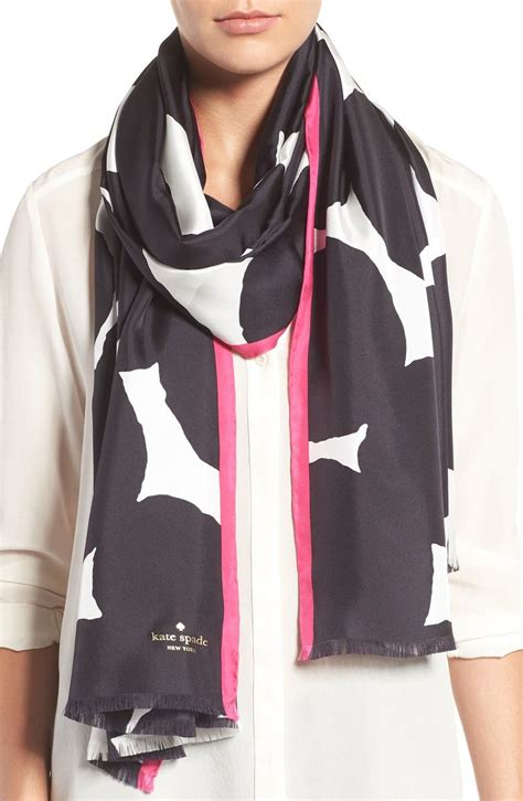 Kate Spade New York Blot Dot Silk Scarf Nordstrom