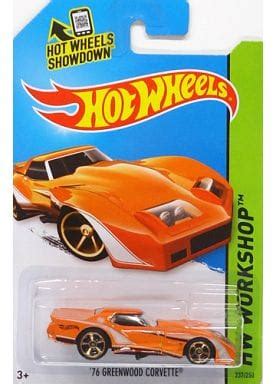 駿河屋 GREENWOOD CORVETTE オレンジホワイト Hot Wheels HW WORKSHOP BFF B ホットウィール