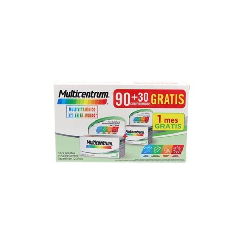 Comprar Multicentrum Pack Promocional 120 Comprimidos Farma10