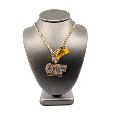 custom otf pendant  chain empire jewelers