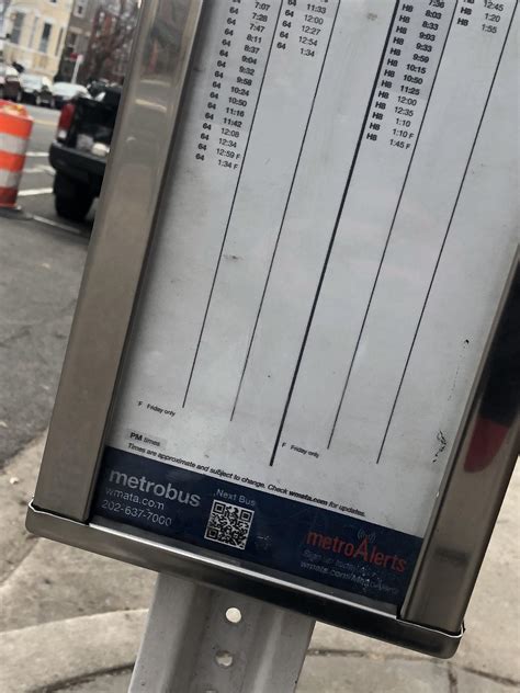 These metro bus QR codes for next bus information route to pages that