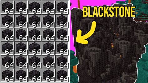 Minecraft How To Get Blackstone A Lot Youtube