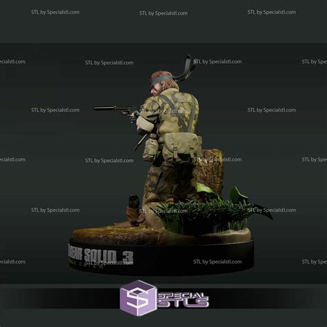 Naked Snake Metal Gear Solid Digital Sculpture Specialstl