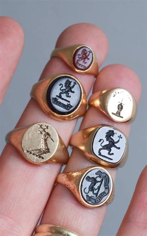 Vintage Gold Signet Rings