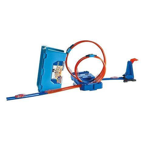 Mattel Hot Wheels Stunt Builder Super Multi Looping Box Flk Spar Toys