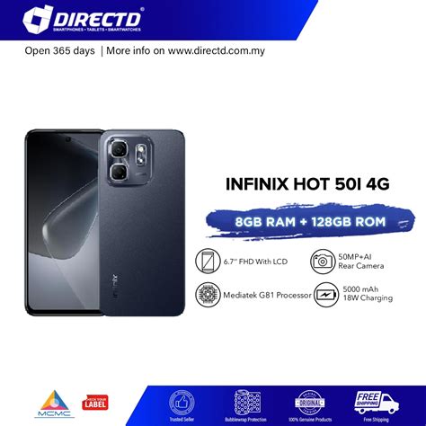 Infinix Hot I G GB RAM GB ROM GB RAM GB ROM Shopee Malaysia