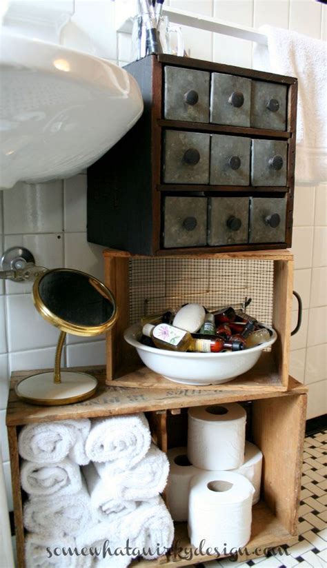 I Repurposed This Little Storage Cubby To Use In My Bathroom Cubby