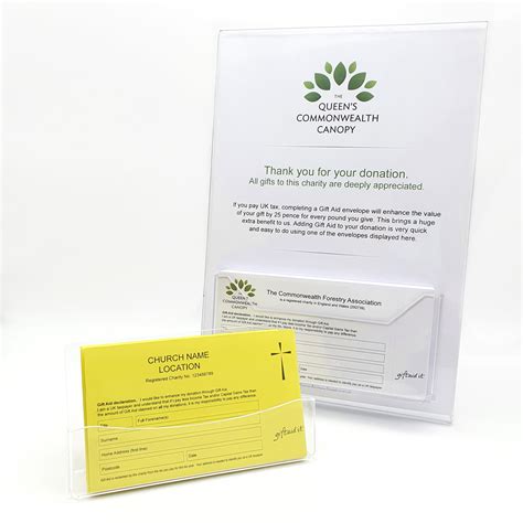 Customised Gift Aid Envelopes | Envelope Systems