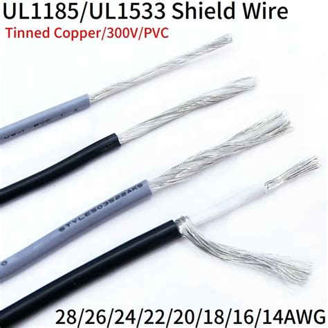 M Shielded Wire Signal Cable Awg Ul