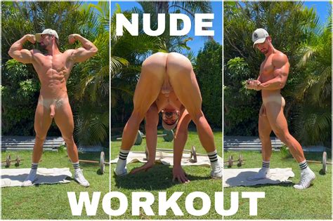 Nude Outdoor Workout Part ThisVid