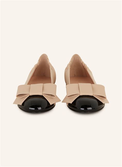 KENNEL SCHMENGER Ballerinas BILY In Schwarz Nude