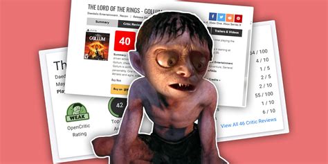 Gollum Is The Sort Of Terrible Game We Just Don T Get Anymore