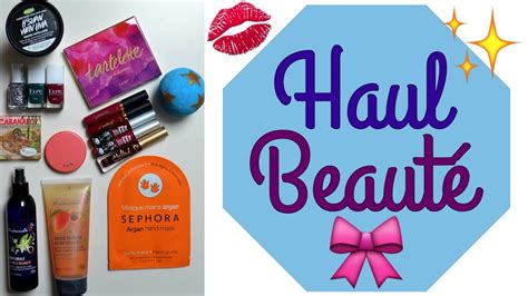 Haul BeautÉ Dhiver Zoéva Lush Sephora Too Faced And Plus La Vie En Rousse Youtube