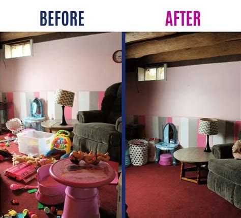 Declutter Living Room Before And After Baci Living Room