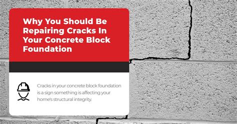 All About Repairing Cracks In Your Concrete Block Foundation