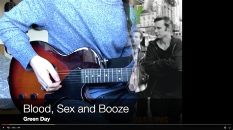 Blood Sex And Booze Green Day Guitar Cover YouTube