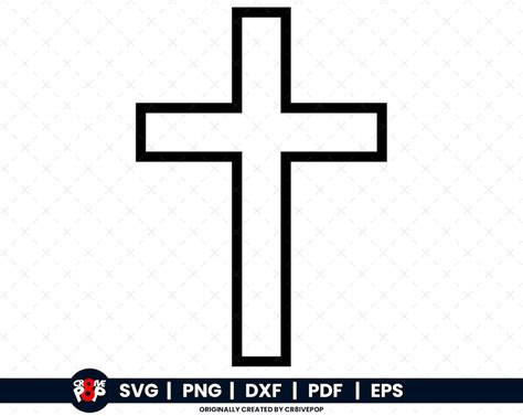 cross outline svg cross png cross vinyl cross outline cross cricut
