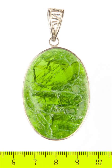 Подвеска с камнем с хромдиопсид купить недорого в интернет-магазине ...