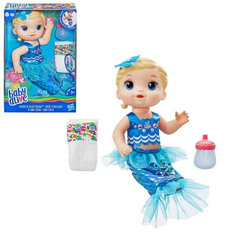 Baby Alive Shimmer N Splash Mermaid Doll Blonde Hair