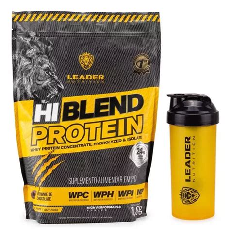 Hi Blend Protein Leader Nutrition Kg Brinde Coqueteleira