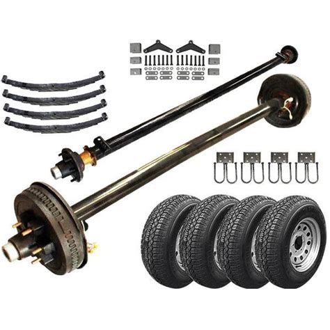 5k 5 2k Tk Trailer Axle 5000 5200 Lb Electric Brake 6 Lug Axles The Trailer Parts Outlet