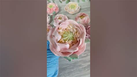 Зефирный пион🪷 #flowers #bouquet - YouTube
