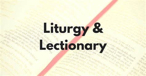 Liturgy and Lectionary | Worship Resources | Anglican Diocese of ...